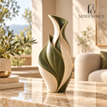 Verdant Leaf Harmony Vase