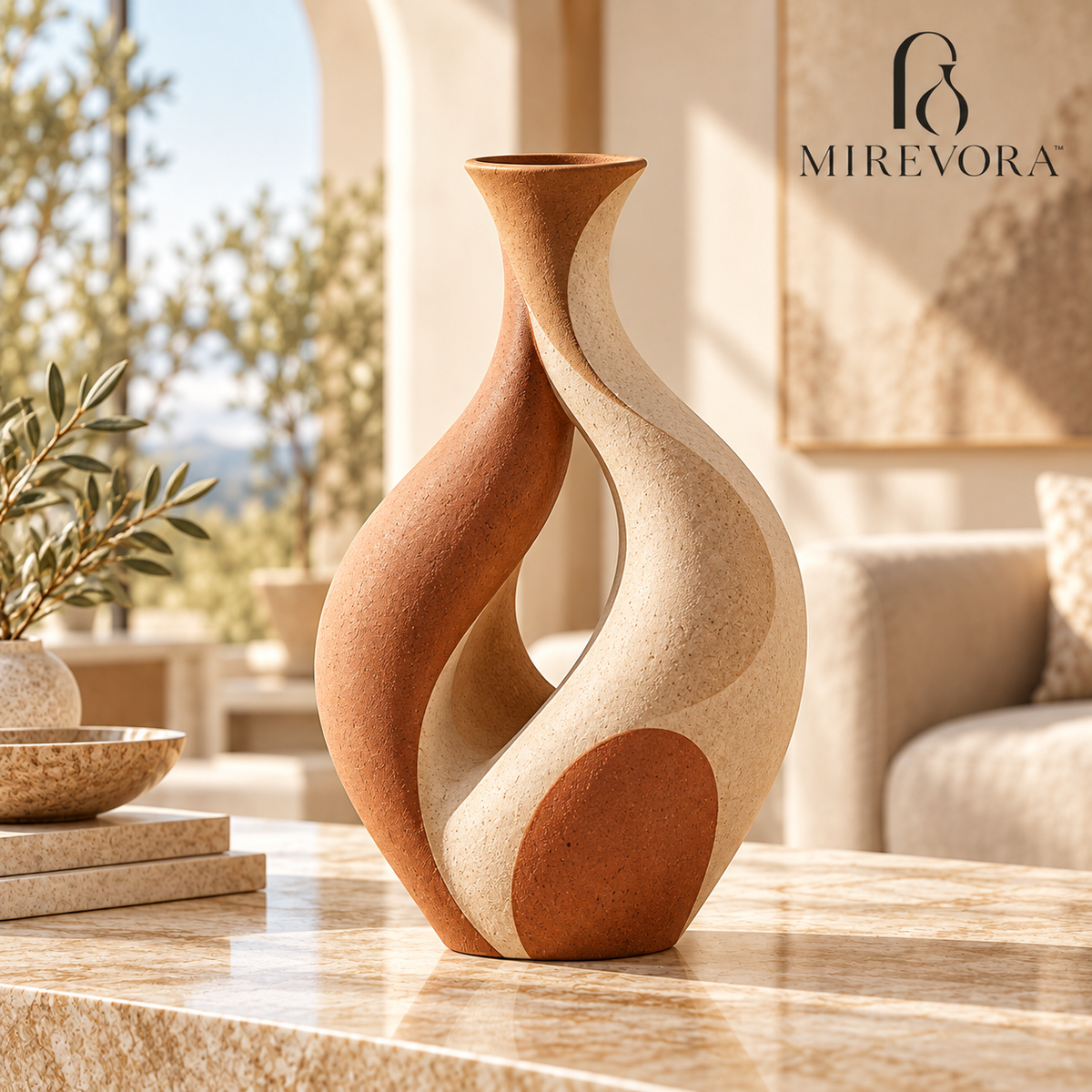Terra Flow Ceramic Vessel