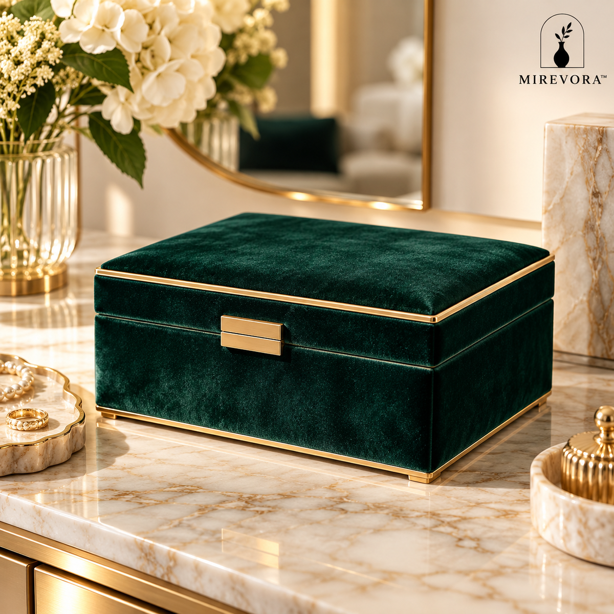 Nocturne Velvet Storage Box