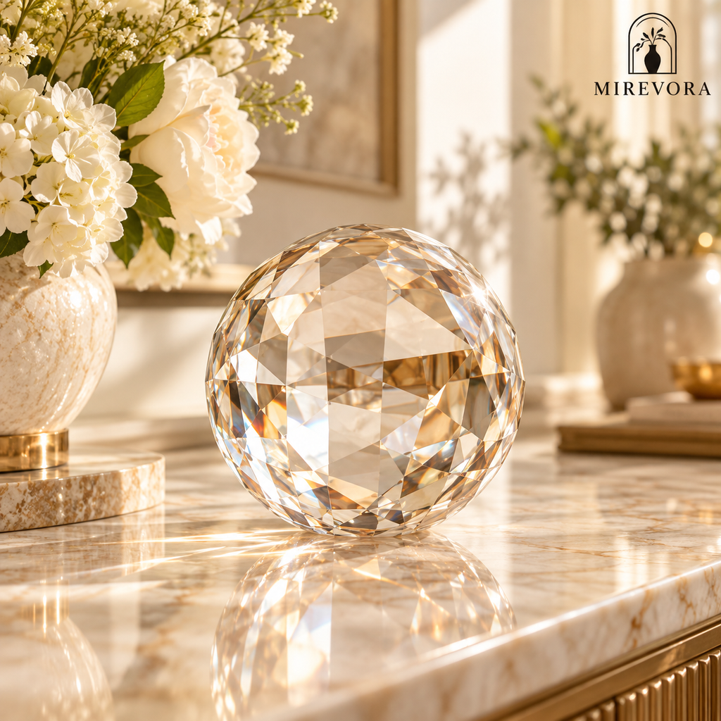 Oria Crystal Decorative Sphere